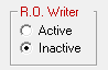 The active and inactive options.