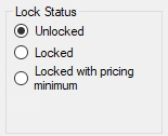 The Lock Status section.