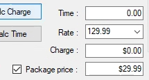 Package Price checked.