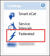 The Federated icon in the Catalogs section.