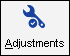 The Adjustments button in the toolbar.