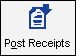 The Post Receipts toolbar button.