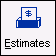 The estimates in progress button in the main toolbar.