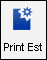 The print estimate button in the ticket toolbar. 