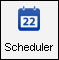 The Scheduler button in the ticket toolbar. 