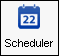 The Scheduler button in the main toolbar.