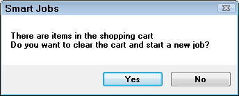 The prompt asking you if you want to clear the items already posted to the Posted Parts and Labor tab.