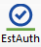The Est Auth button with a green line.