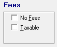 The Fees section.