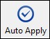 The Auto Apply toolbar button.