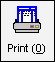 The print button in the part only ticket toolbar. 