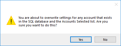 The import warning.