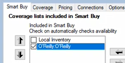 the checkbox clicked.