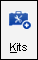 The Kits button in the ticket toolbar.