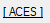 The ACES label in brackets in blue.