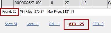 Found and ATD supplier link showing 25