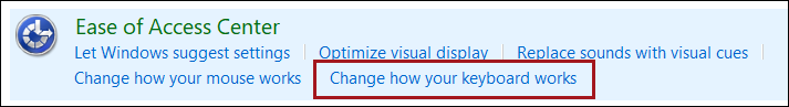 the Change How Your Keyboard Works link 