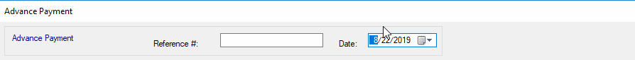 Entering dates with the right arrow key.