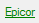the Epicor label green without brackets.