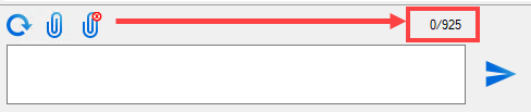 Counter including estimate text