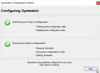 Symmetric configuraiton complete.