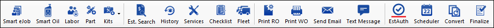 The main toolbar.