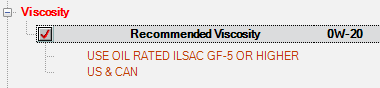 The one viscosity result already selected.