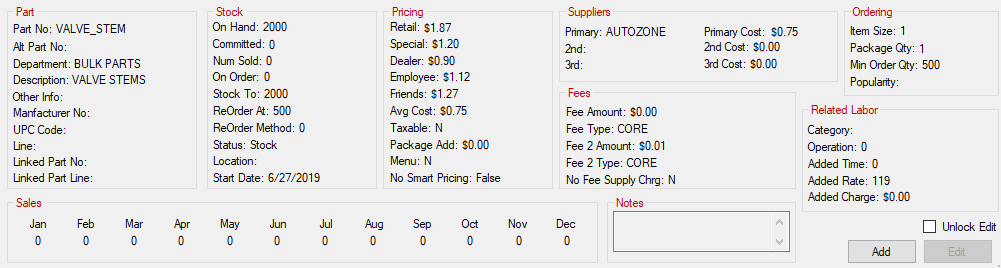 The information section at the bottom of the Browse window.