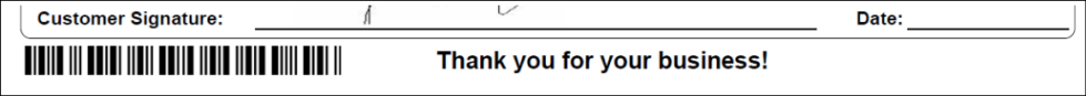 The bottom of the Inv.rpt form.