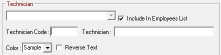 The technician details.