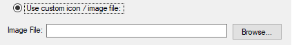 The Iimage File field with the Browse button.