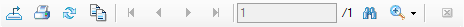 The Print Preview toolbar.