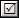 The checkmark in the box.