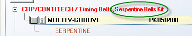 The description displaying for a part.
