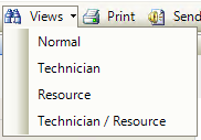 The Views menu.