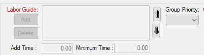  the Labor Guide section disabled.