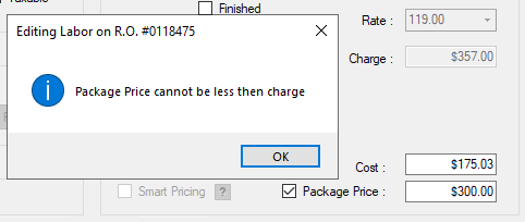 Price prompt.