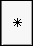 The asterisk.