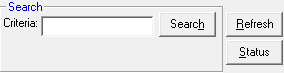 The Search area of the Work in Progress window.