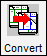 the convert toolbar button.