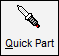 The quick parts toolbar button.