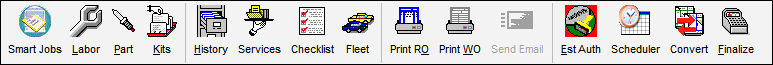 the ticket toolbar.