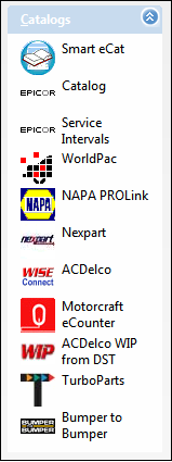 the catalogs section in the quick launch.