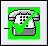 The phone icon with a green background and a green checkmark in front of the phone.