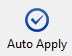 The Auto Apply toolbar button.