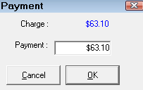 The A payment popup window.