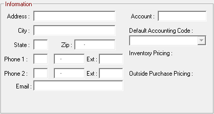 the Information section. 
