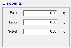 The Discounts sections.