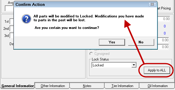 The lock verification prompt.