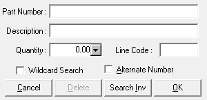 the Smart Job Part popup window.